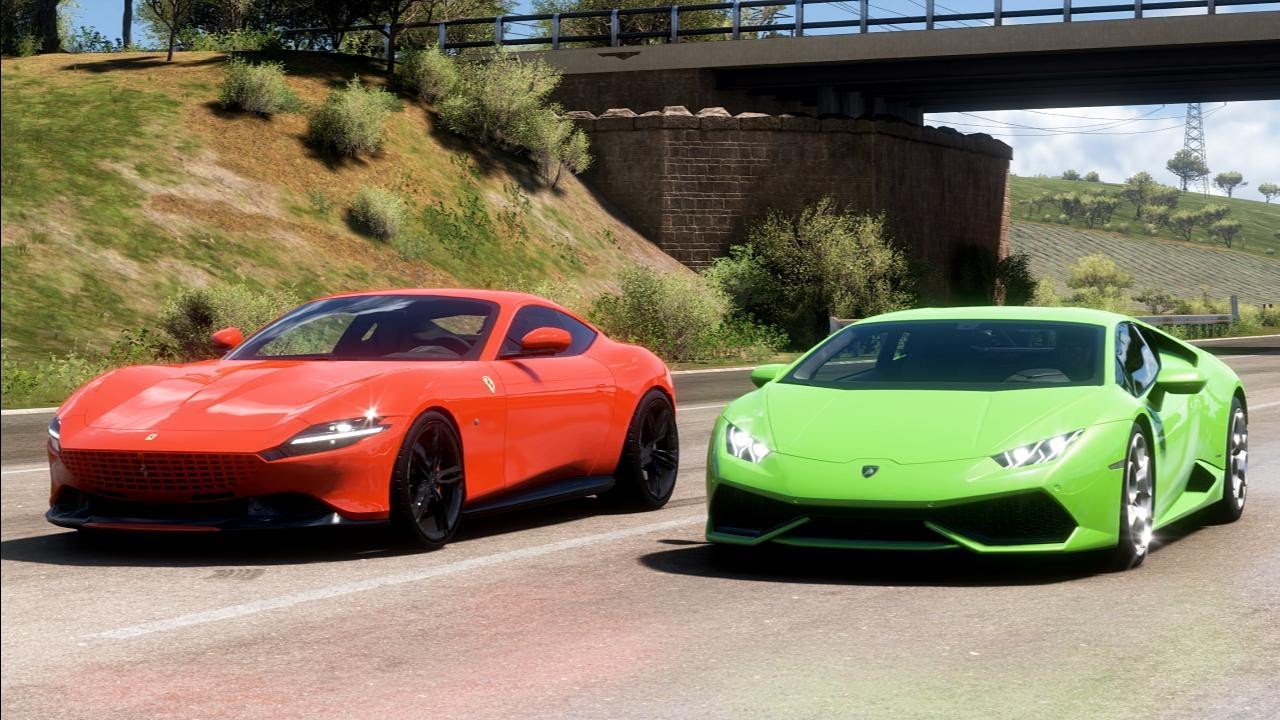 Mobil Sport dari Italia: Pesona Ferrari Roma dan Lamborghini Huracan Performante